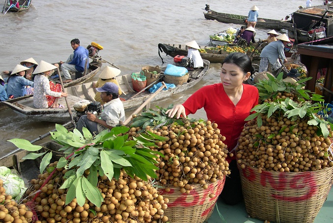 Mekong delta - Cai Be Floating Market - Vinh Long Group Tour